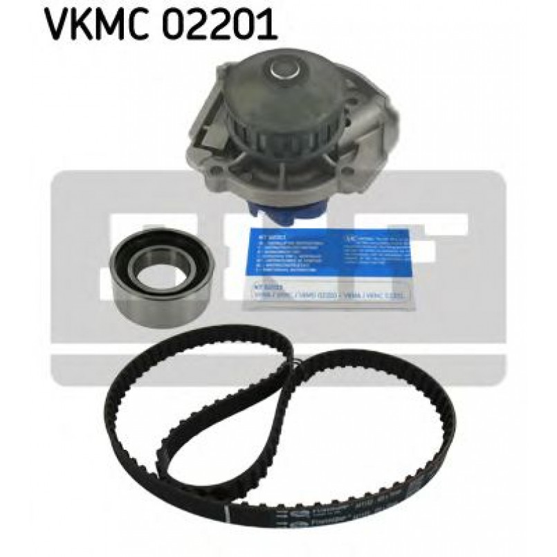 VKMC 02201 SKF - Насос охолоджуючої рідини + комплект зубчатого ремня